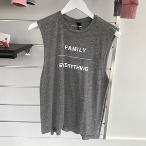 Family Over Everything Aguilera Muscle Tank